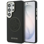 Dėklas Guess Perforated Logo MagSafe skirtas Samsung Galaxy S26 Ultra - juodas -- Samsung Galaxy S26 Ultra