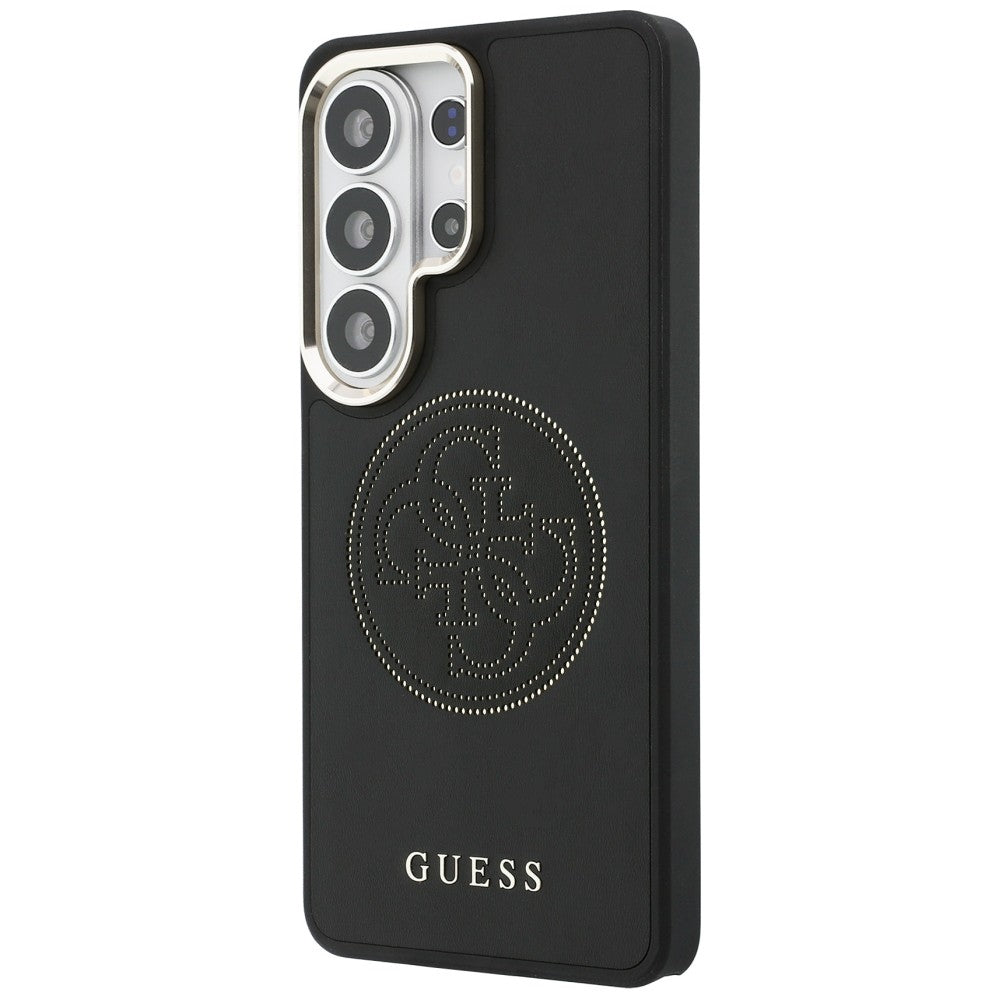 Dėklas Guess Perforated Logo MagSafe skirtas Samsung Galaxy S26 Ultra - juodas -- Samsung Galaxy S26 Ultra
