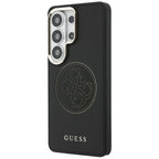 Dėklas Guess Perforated Logo MagSafe skirtas Samsung Galaxy S26 Ultra - juodas -- Samsung Galaxy S26 Ultra