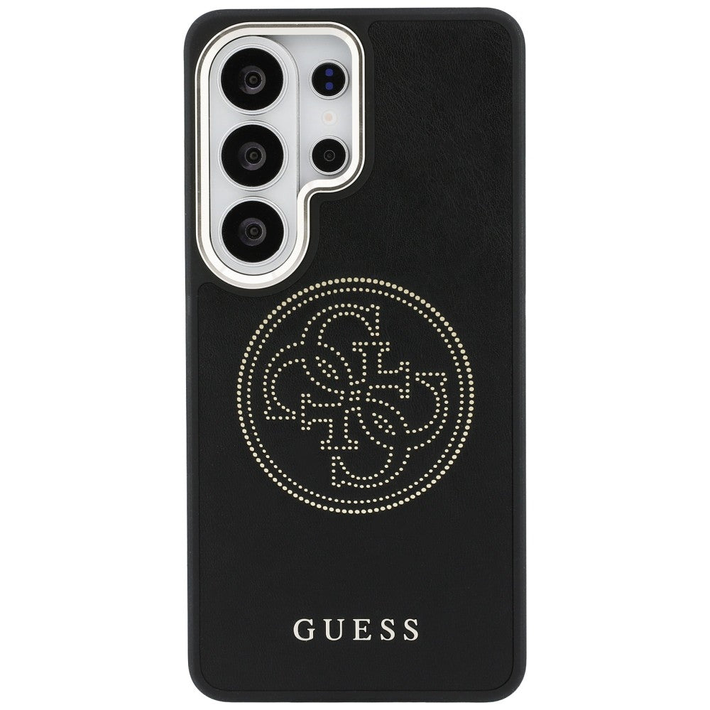 Dėklas Guess Perforated Logo MagSafe skirtas Samsung Galaxy S26 Ultra - juodas -- Samsung Galaxy S26 Ultra