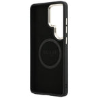 Dėklas Guess Perforated Logo MagSafe skirtas Samsung Galaxy S26 Ultra - juodas -- Samsung Galaxy S26 Ultra