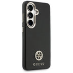 Etui Guess Kalnų krištolas Round Logo MagSafe ir Samsung Galaxy S26 - czarne