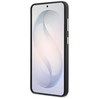 Etui Guess Kalnų krištolas Round Logo MagSafe ir Samsung Galaxy S26 - czarne