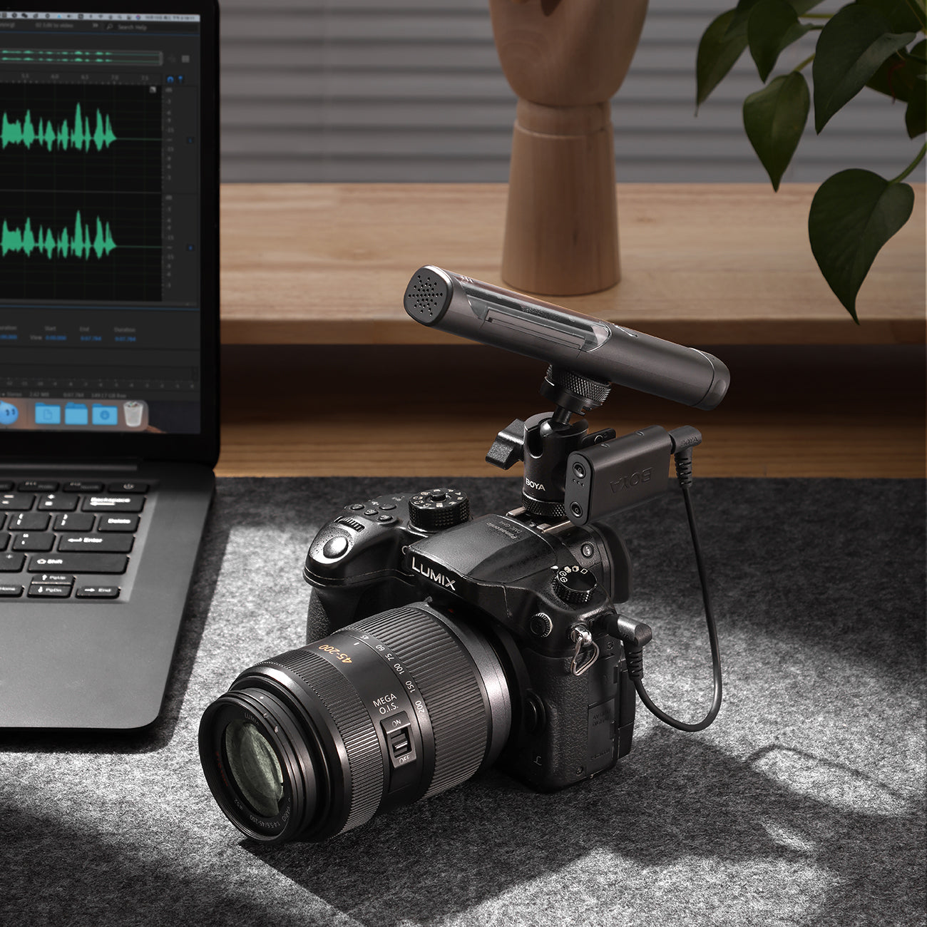 BOYA MAGIC-02 bevielė mikrofono 2.4GHz USB-C - Juodas -- Microphones