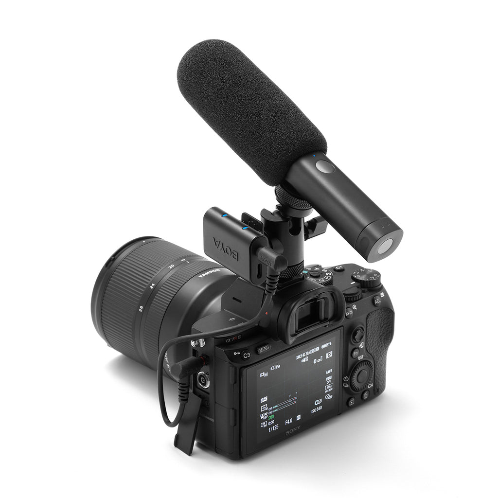 BOYA MAGIC-02 bevielė mikrofono 2.4GHz USB-C - Juodas -- Microphones