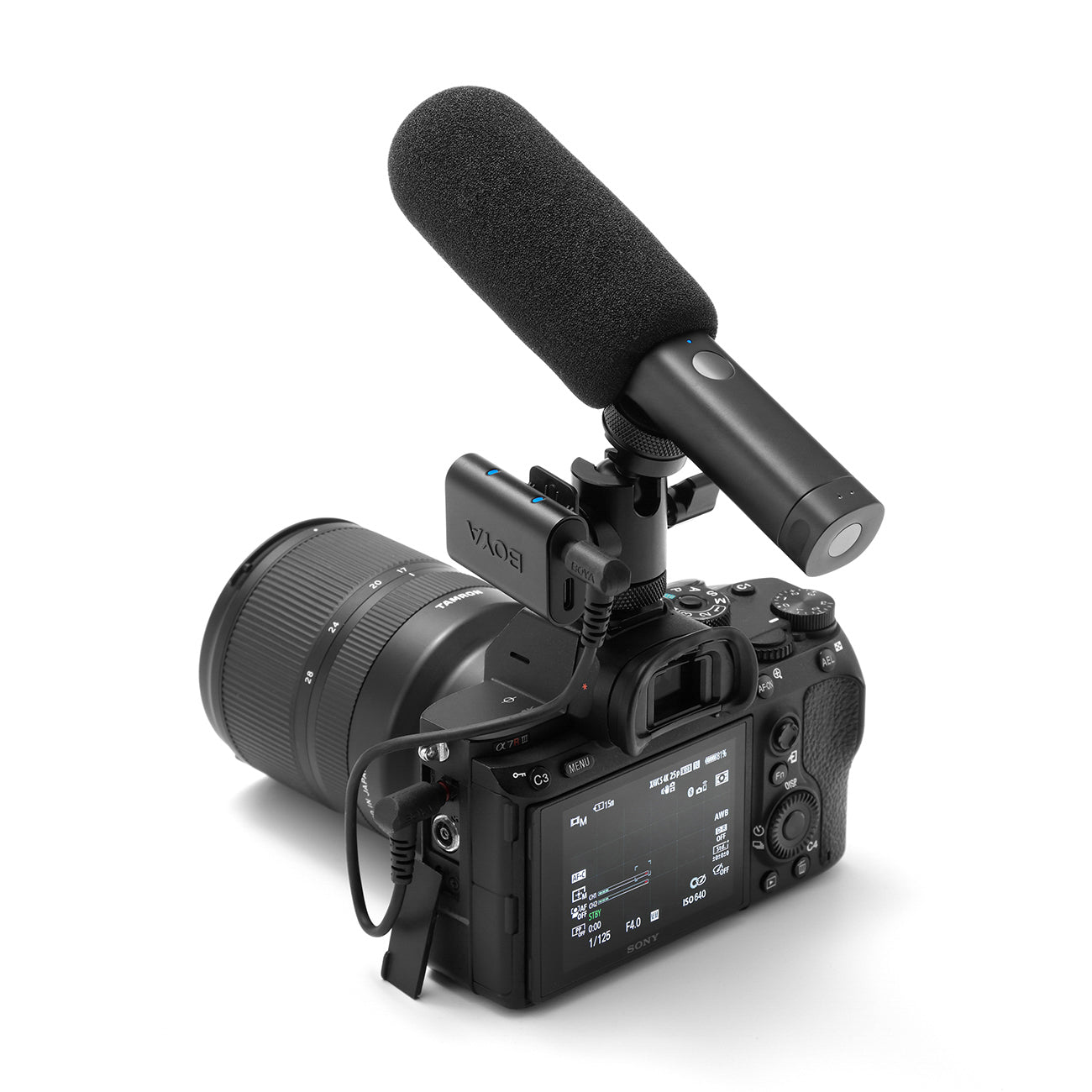 BOYA MAGIC-02 bevielė mikrofono 2.4GHz USB-C - Juodas -- Microphones