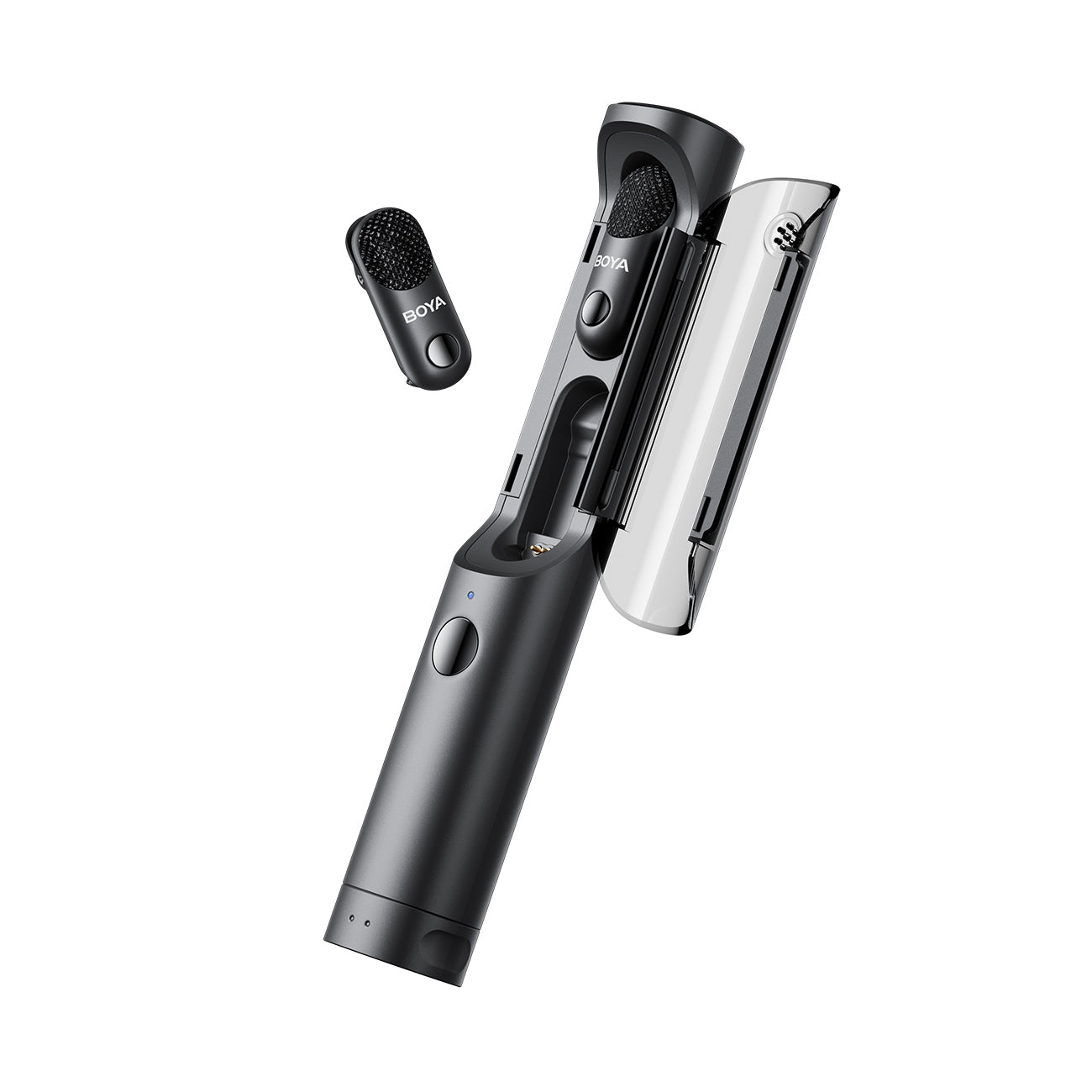 BOYA MAGIC-03 ​​Belaidis mikrofonas 2.4GHz USB-C - Juodas -- Microphones