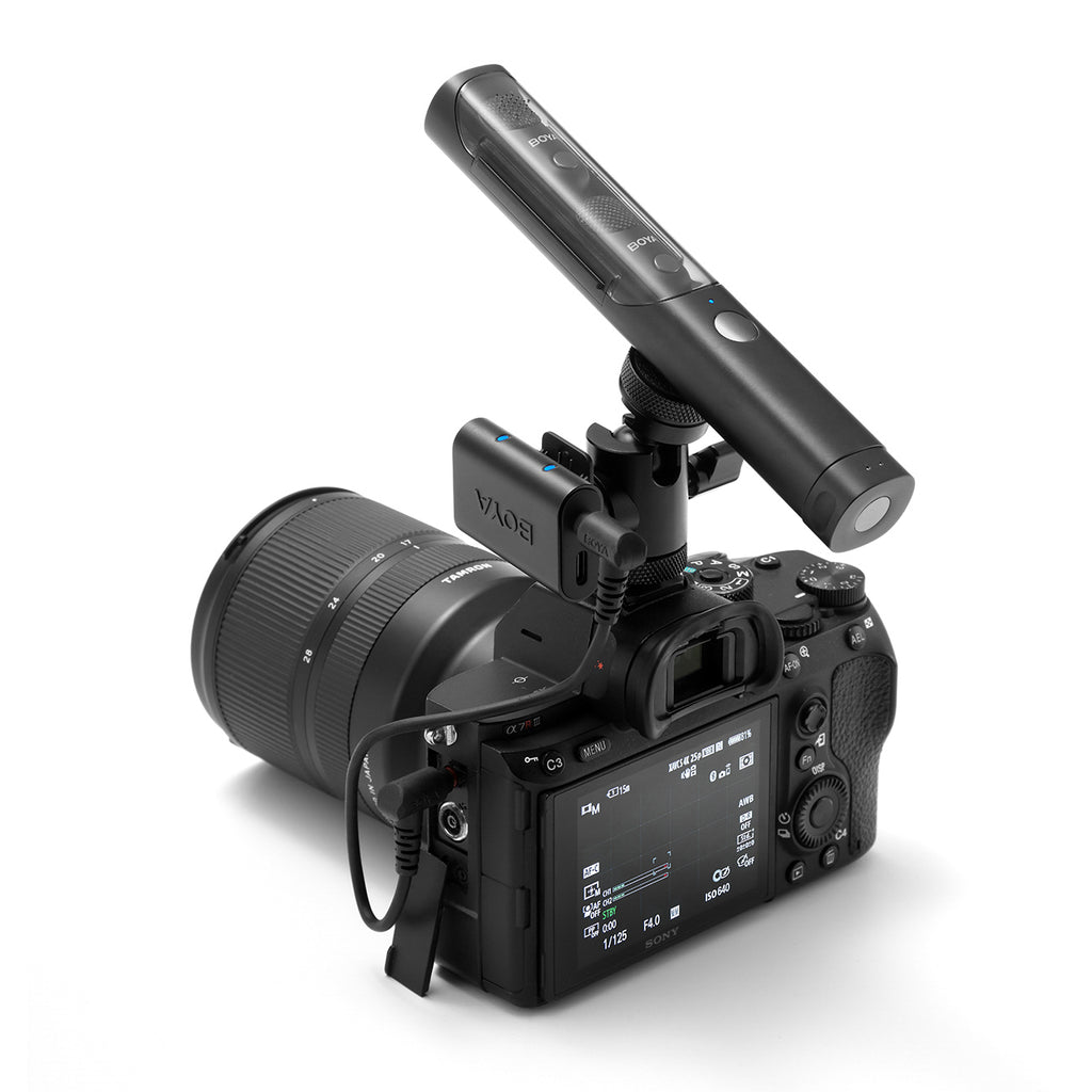BOYA MAGIC-03 ​​Belaidis mikrofonas 2.4GHz USB-C - Juodas -- Microphones