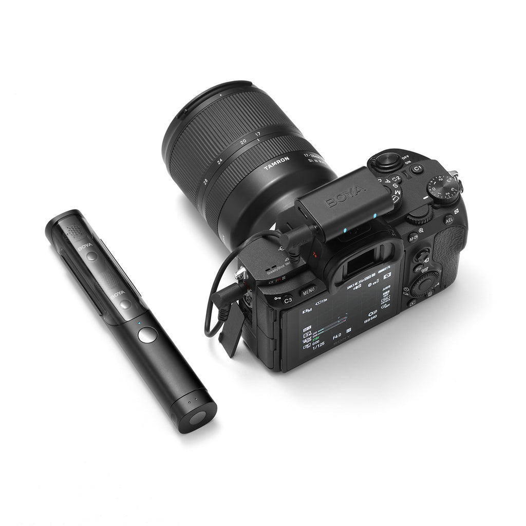 BOYA MAGIC-05 Belaidis mikrofonas 2.4GHz USB-C - Juodas -- Microphones