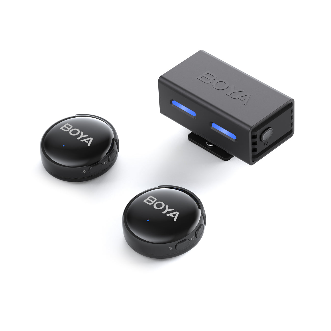BOYA BOYALINK 3-02 Belaidis mikrofonas 2.4GHz USB-C - Juodas -- Microphones