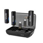 BOYA BOYALINK V2.0 Belaidis mikrofonas 2.4GHZ USB-C - Juodas -- Microphones