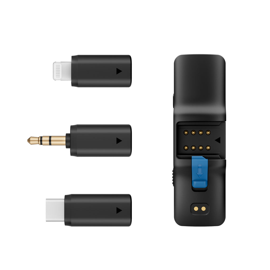 BOYA BOYALINK V2.0 Belaidis mikrofonas 2.4GHZ USB-C - Juodas -- Microphones