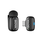 BOYA mini 2-01 bevieliai mikrofonai 2.4GHz USB-C - juodas -- Microphones