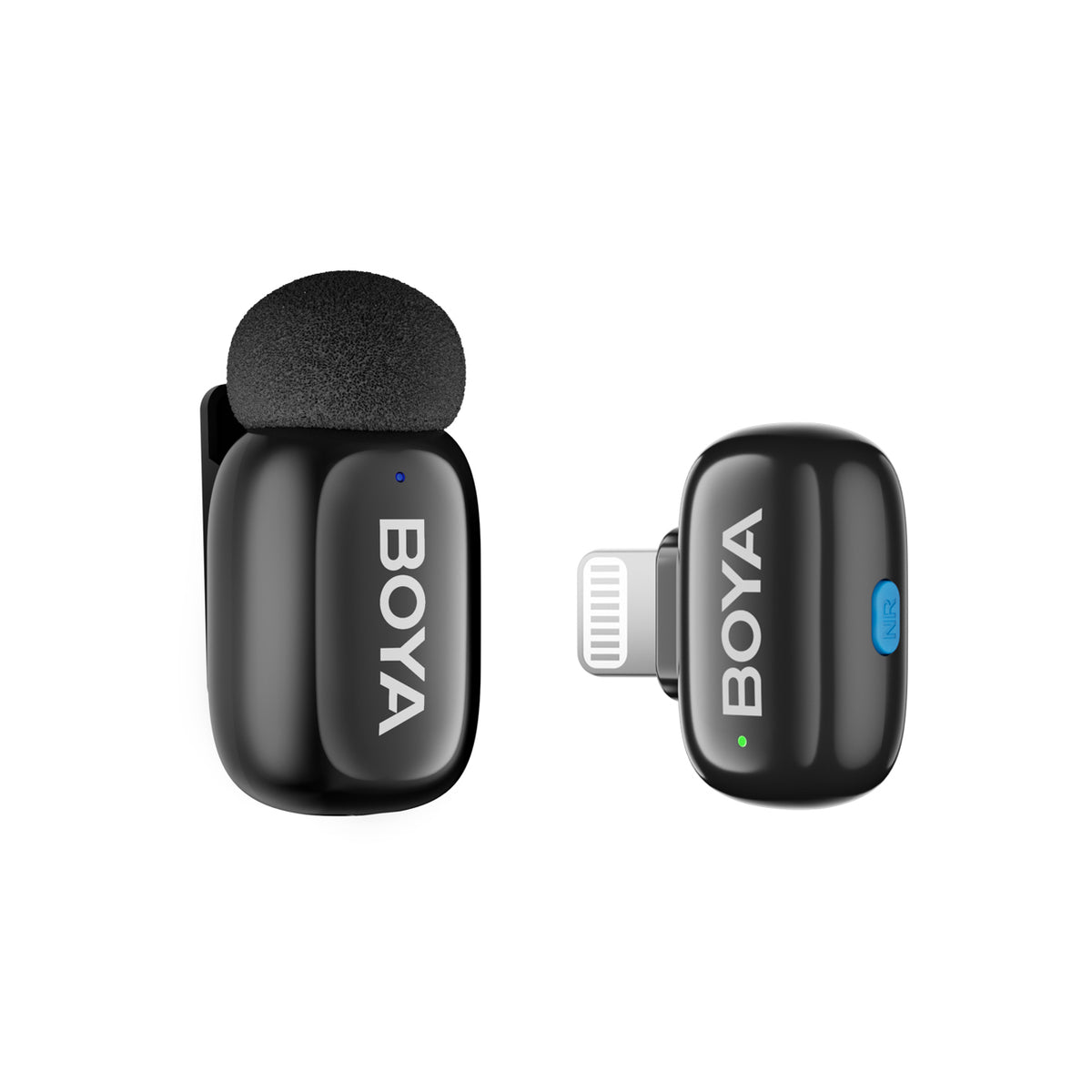 BOYA mini 2-01 bevieliai mikrofonai 2.4GHz USB-C - juodas -- Microphones