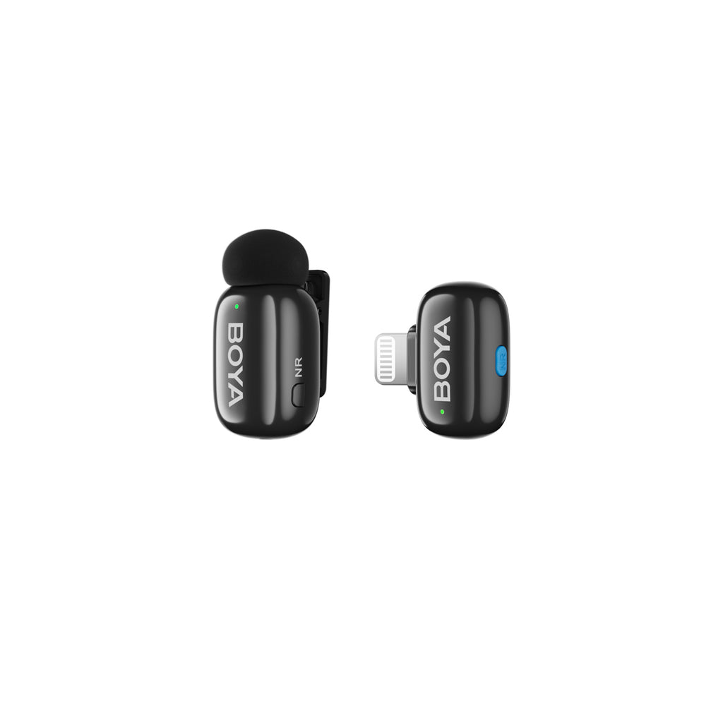 BOYA mini 2-01 bevieliai mikrofonai 2.4GHz USB-C - juodas -- Microphones