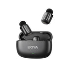 BOYA mini 2-01 bevieliai mikrofonai 2.4GHz USB-C - juodas -- Microphones