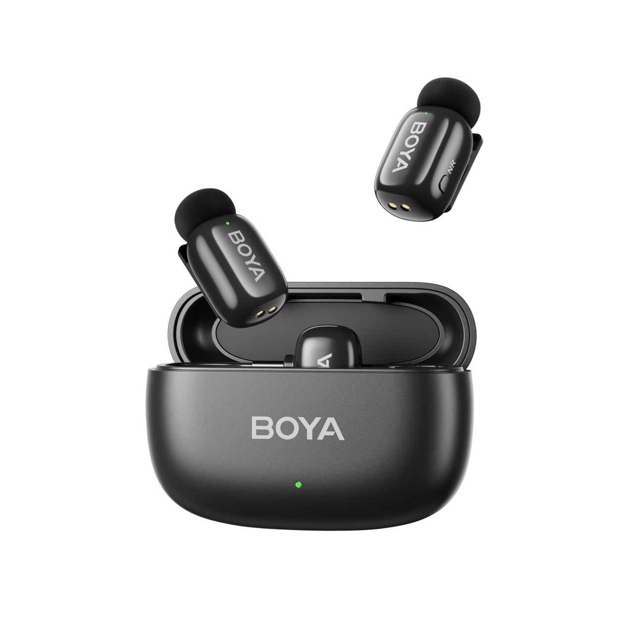 BOYA mini 2-01 bevieliai mikrofonai 2.4GHz USB-C - juodas -- Microphones