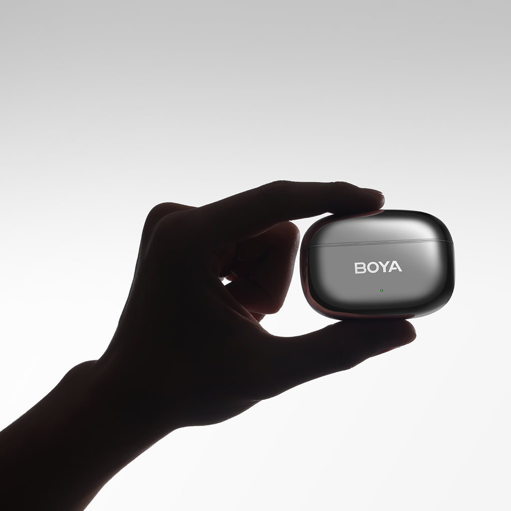 BOYA mini 2-02 belaidžiai mikrofonai 2.4GHz USB-C - juoda -- Microphones