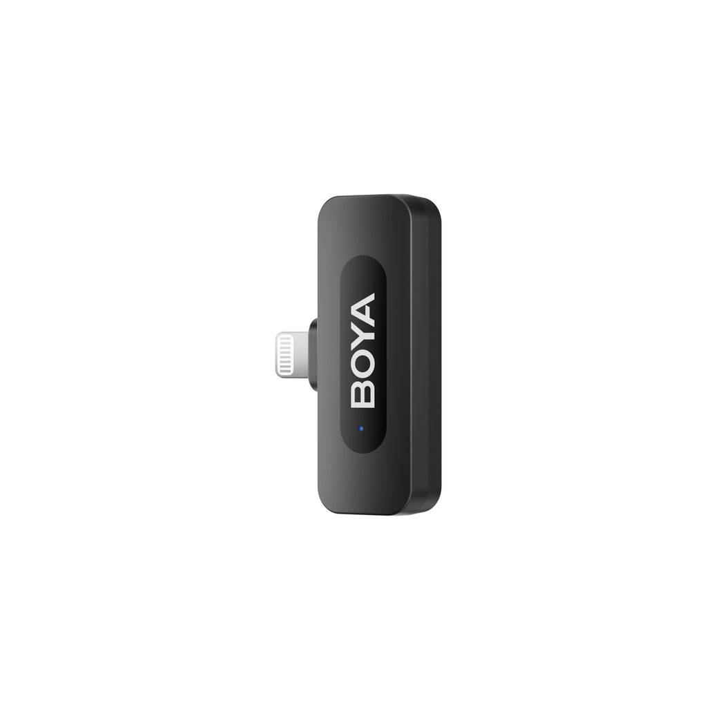 BOYA BY-V1 V2.0 Belaidis mikrofonas 2.4GHz - juoda -- Microphones