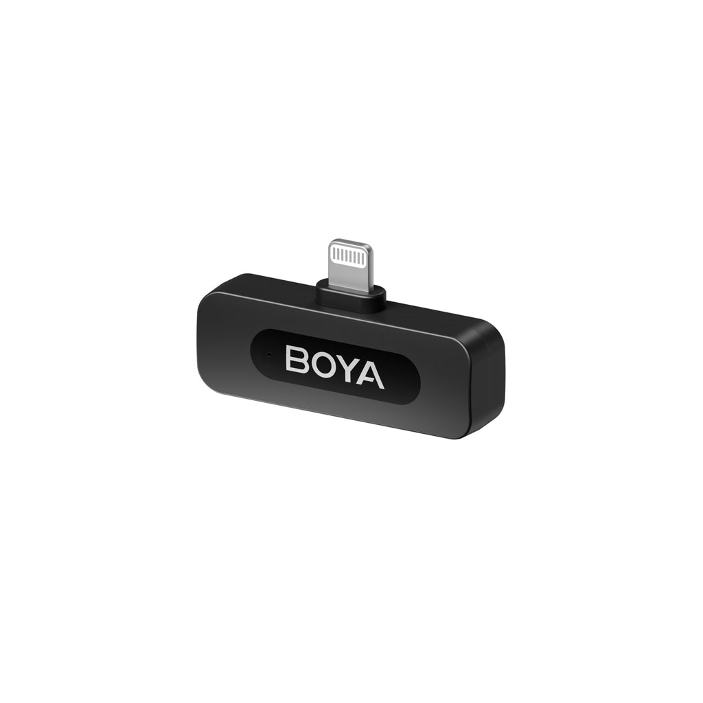 BOYA BY-V1 V2.0 Belaidis mikrofonas 2.4GHz - juoda -- Microphones
