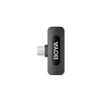 BOYA BY-V10 V2.0 Belaidis mikrofonas 2.4GHz - juoda -- Microphones