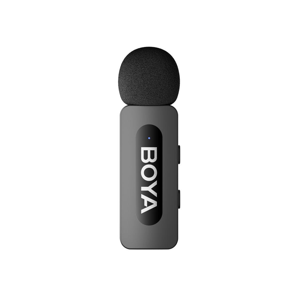 BOYA BY-V10 V2.0 Belaidis mikrofonas 2.4GHz - juoda -- Microphones
