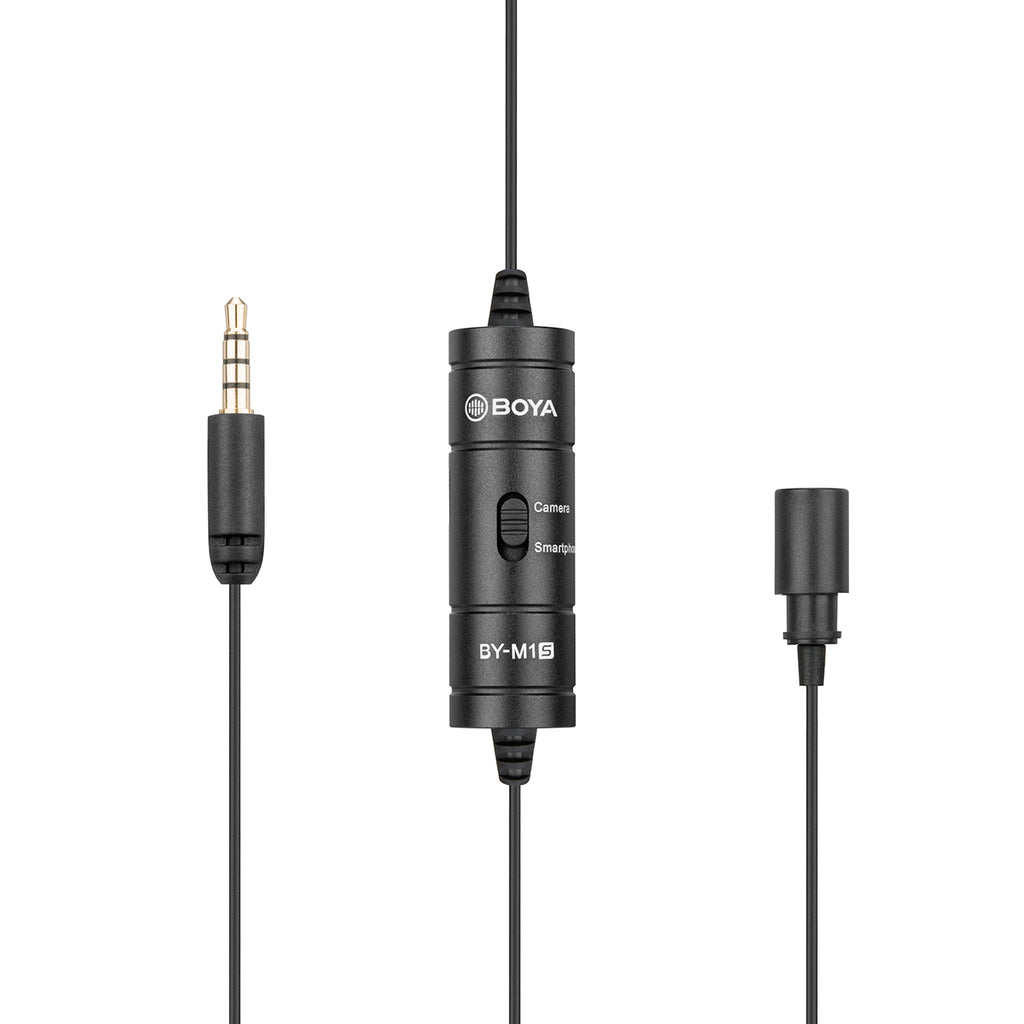 BOYA BY-M1S laidinis lavaljerio mikrofonas - juodas -- Microphones