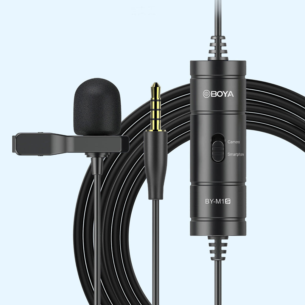 BOYA BY-M1S laidinis lavaljerio mikrofonas - juodas -- Microphones