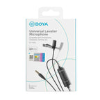 BOYA BY-M1S laidinis lavaljerio mikrofonas - juodas -- Microphones