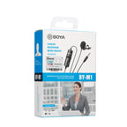 BOYA BY-M1 laidinis lavaljerio mikrofonas - juodas -- Microphones