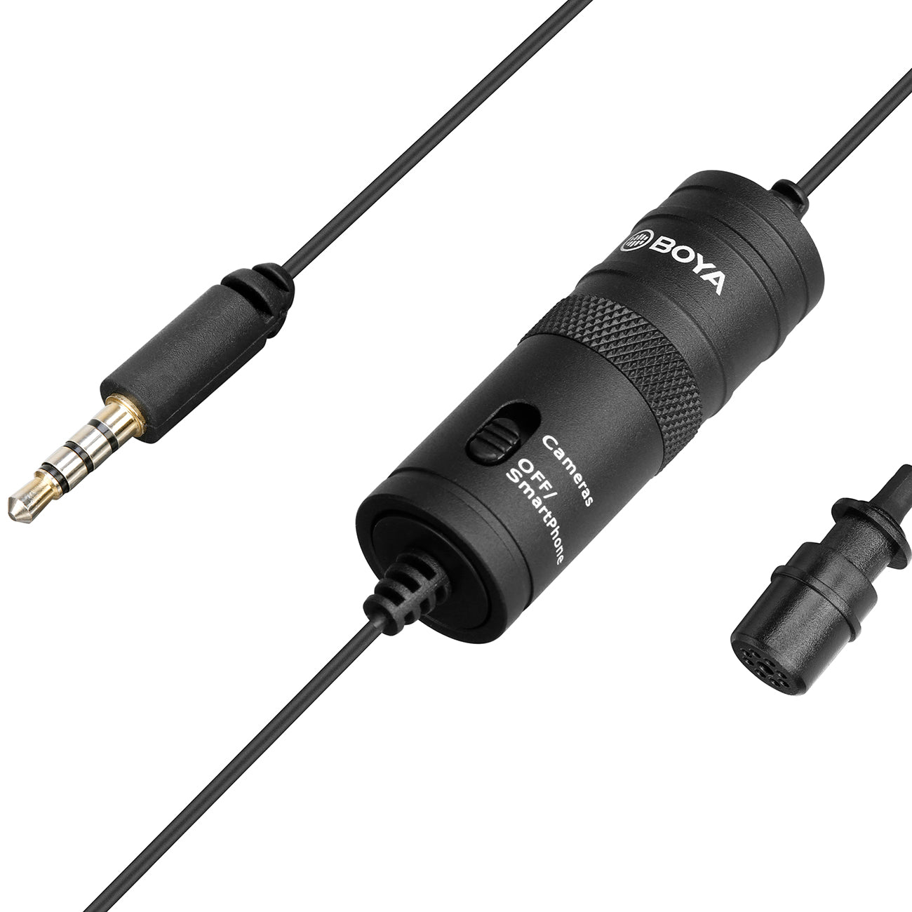 BOYA BY-M1 laidinis lavaljerio mikrofonas - juodas -- Microphones