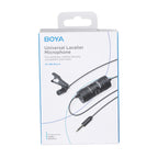 BOYA BY-M1 Pro II laidinis lavaljerio mikrofonas - Juodas -- Microphones