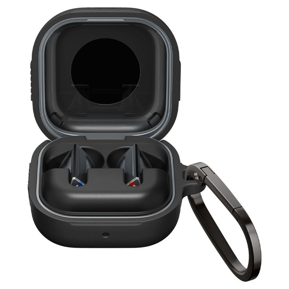 Spigen Rugged Armarba dėklas, skirtas Samsung Galaxy Buds 4 / 4 Pro – matinė juoda