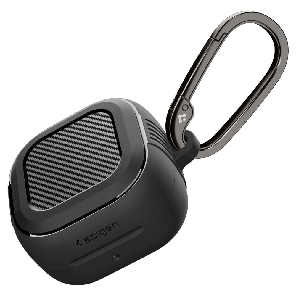 Spigen Rugged Armarba dėklas, skirtas Samsung Galaxy Buds 4 / 4 Pro – matinė juoda