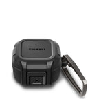 Spigen „Lock Fit“ dėklas, skirtas Samsung Galaxy Buds 4 / 4 Pro – matinė juoda