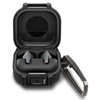 Spigen „Lock Fit“ dėklas, skirtas Samsung Galaxy Buds 4 / 4 Pro – matinė juoda