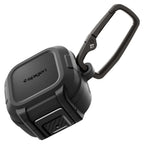 Spigen „Lock Fit“ dėklas, skirtas Samsung Galaxy Buds 4 / 4 Pro – matinė juoda