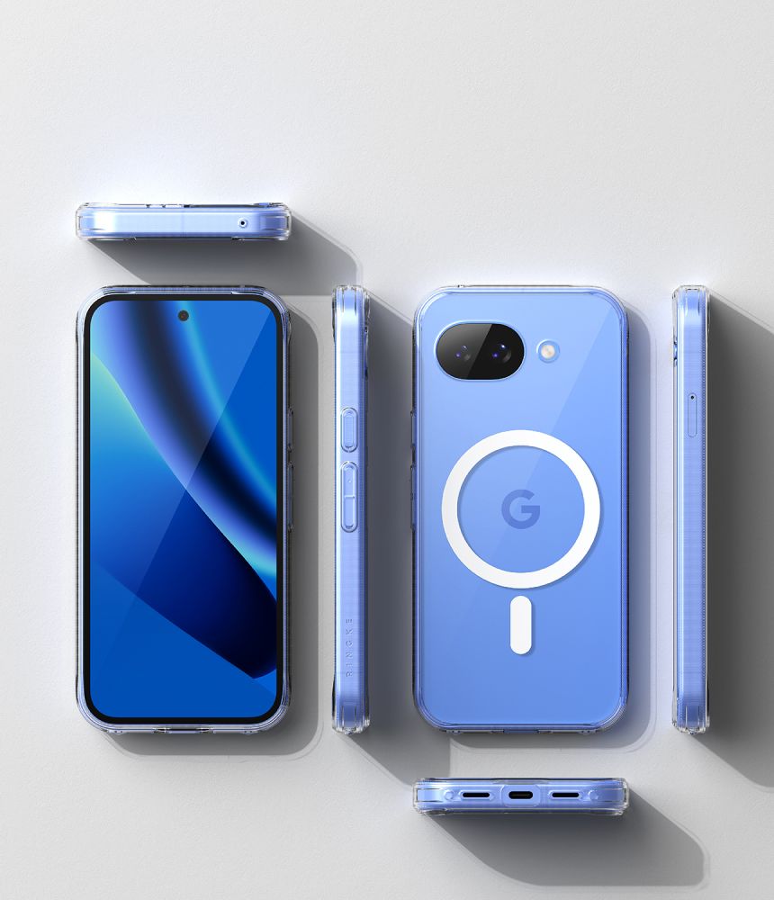 Ringke Fusion Magnetic MagSafe Dėklas, skirtas Google Pixel 10A - Skaidrus -- Google Pixel 10a