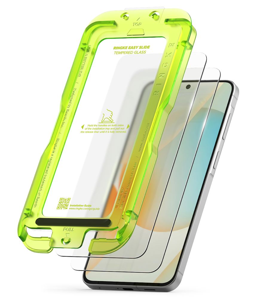 Ringke Easy Slide 2-pack Tempered Glass, skirta Samsung Galaxy A57 5G -- Samsung Galaxy A57