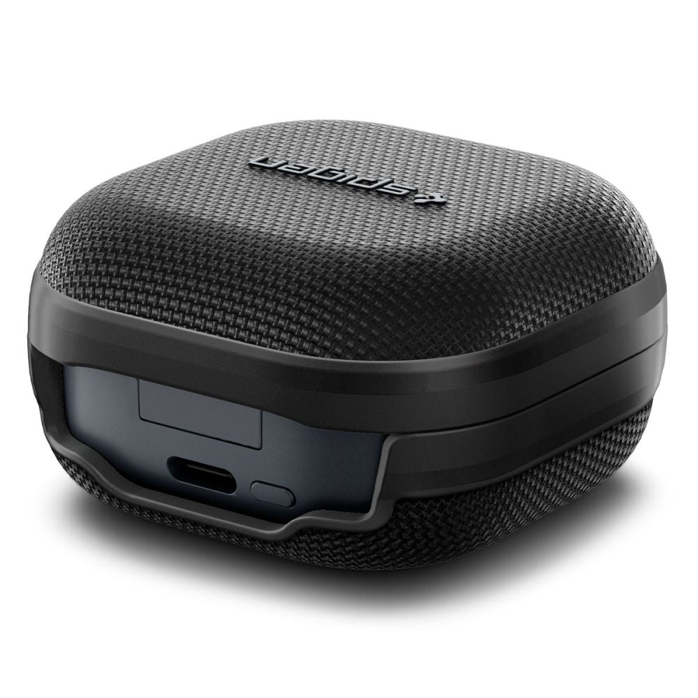 Spigen Classic Fit dėklas, skirtas Samsung Galaxy Buds 4 / 4 Pro – juodas