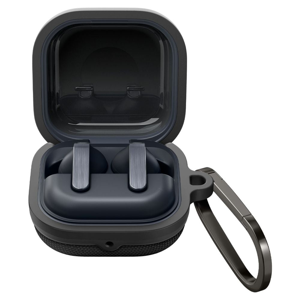 Spigen Classic Fit dėklas, skirtas Samsung Galaxy Buds 4 / 4 Pro – juodas