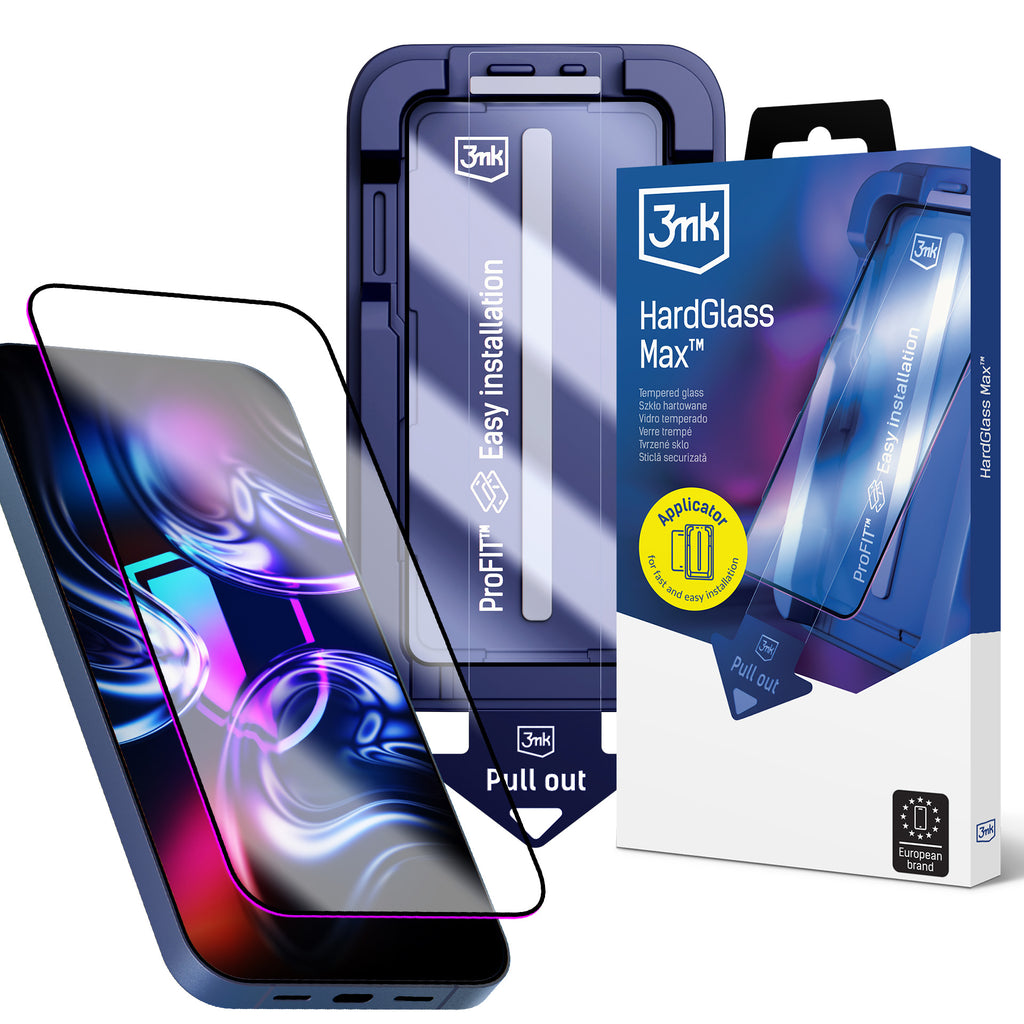 3mk HardGlass Max grūdintas stiklas iPhone 15 / 16 -- iPhone 15 / iPhone 16
