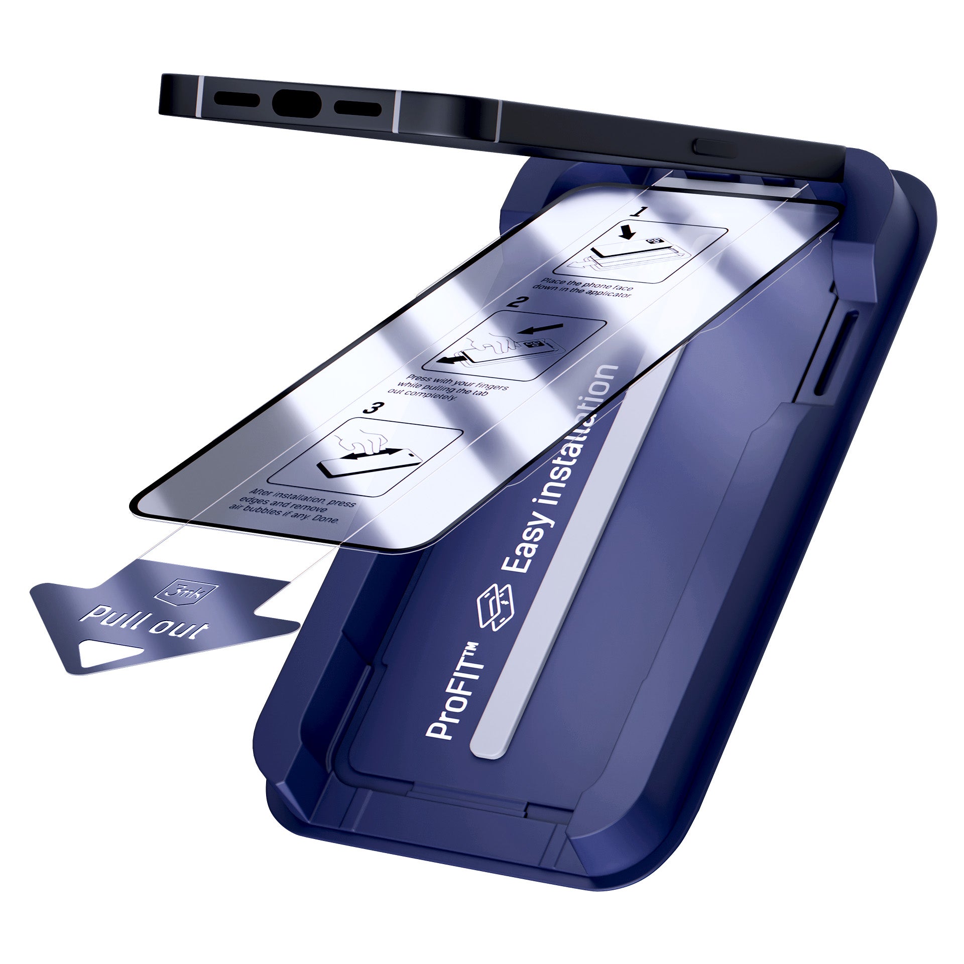 3mk HardGlass Max grūdintas stiklas iPhone 15 / 16 -- iPhone 15 / iPhone 16