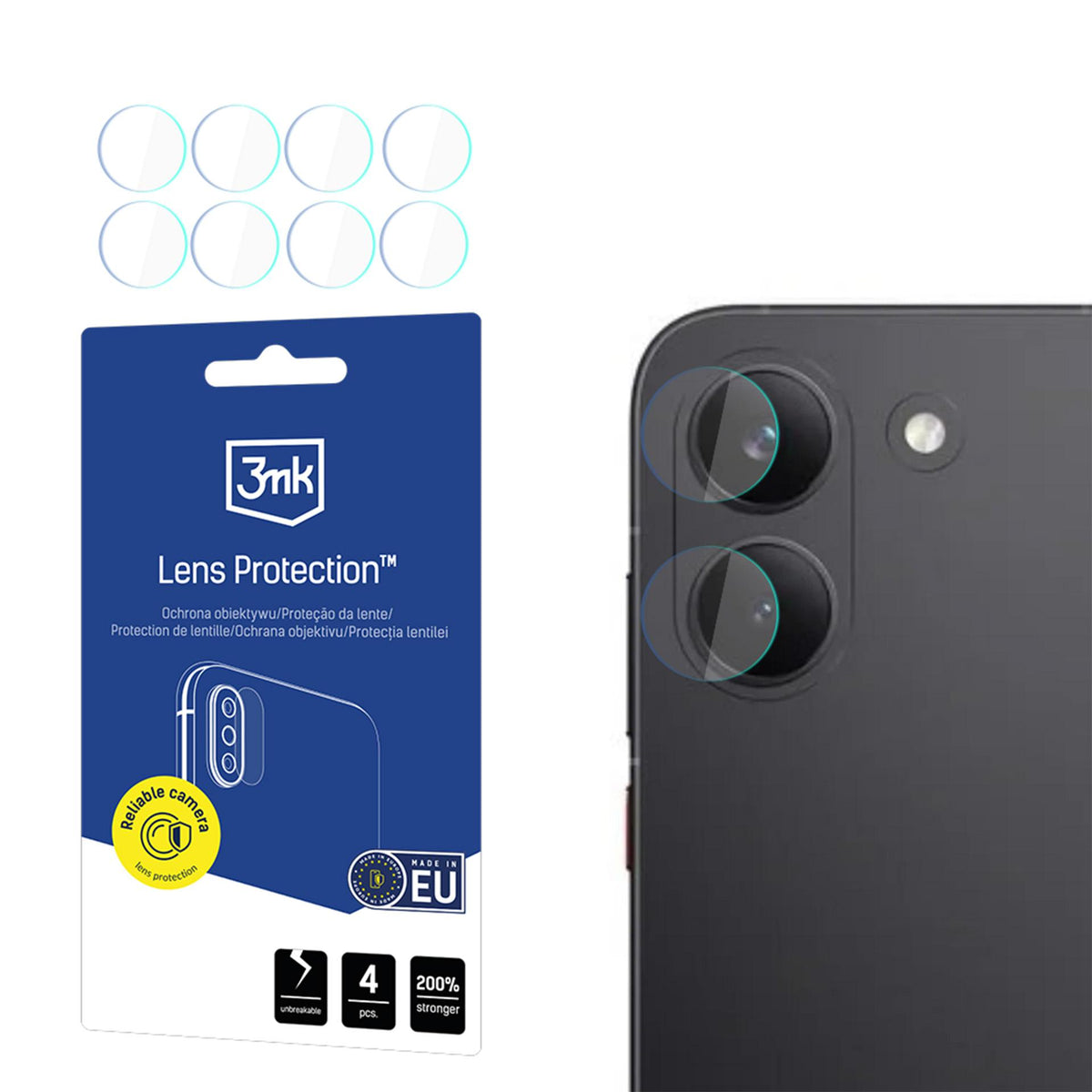 Hibridinis stiklas kameros objektyvui 3mk Lens Protection Xiaomi Poco X8 Pro -- Xiaomi Poco X8 Pro