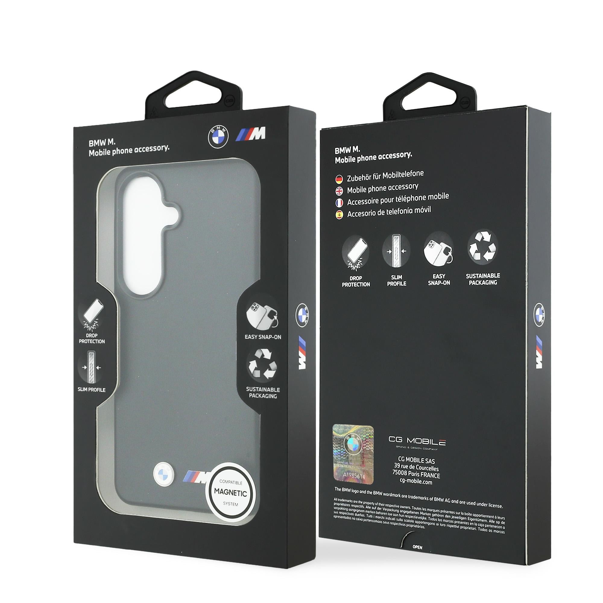 BM__PH53__ M Metal Logo MagSafe Dėklas, skirtas Samsung Galaxy S26 - Black