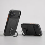 Dėklas Tech-Protect MagAir Stand MagSafe CC iPhone 17 Pro Max / 18 Pro Max, matinis juodas -- iPhone 17 Pro Max, iPhone...