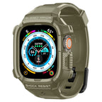 Dirželis Spigen Rugged Armor Pro Apple Watch Ultra 1 / 2 (49 mm), vintažinis chaki -- Apple Watch Ultra (49 mm), Apple...