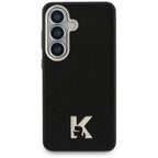 Karl Lagerfeld K metalo logotipas MagSafe dėklas, skirtas Samsung Galaxy S26 - juodas