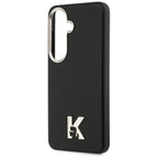 Karl Lagerfeld K metalo logotipas MagSafe dėklas, skirtas Samsung Galaxy S26 - juodas