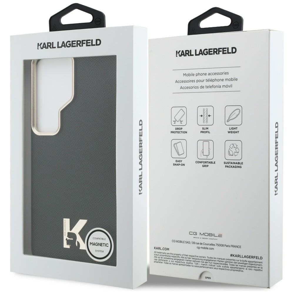 Karl Lagerfeld K Metal Logo MagSafe dėklas skirtas Samsung Galaxy S26 Ultra - juoda